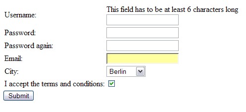 Smarty and Doctrine registration form